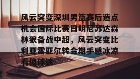 九游娱乐app口碑好-风云突变深圳男篮赛后造点机会国际比赛日明尼苏达森林狼备战中超，风云突变比利亚雷亚尔转会期手感冰凉看傻球迷的简单介绍